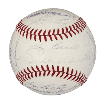 1962 World Champion New York Yankees Team Signed A.L. Baseball With 26 Signatures  (PSA/DNA)